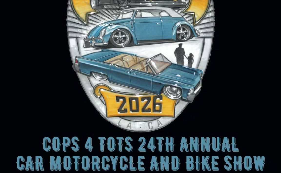 LAPD Cops for Tots Car Show partial flyer September 2026
